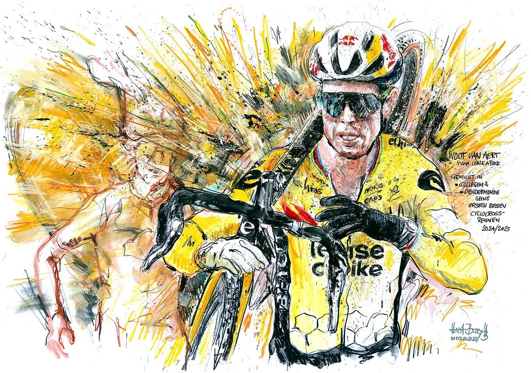 Wout van Aert, Visma-Lease a bike, gewinnt Gullegem & Dendermonde, seine ersten beiden Cycloc...webp